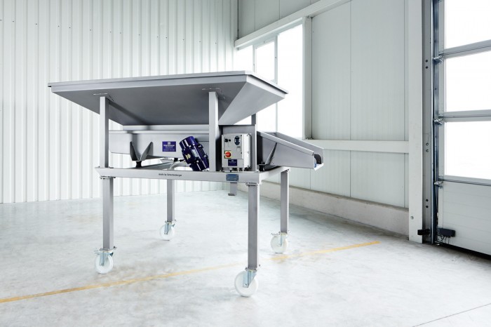 Stół wibracyjny do dozowania