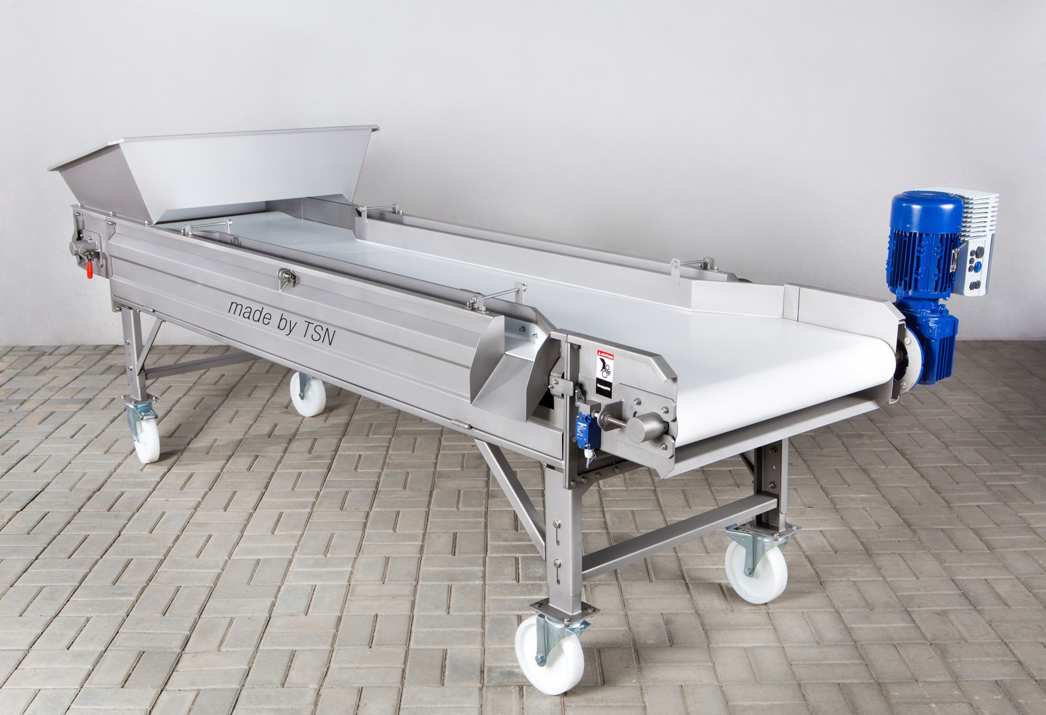 Stół taśmowy do sortowania